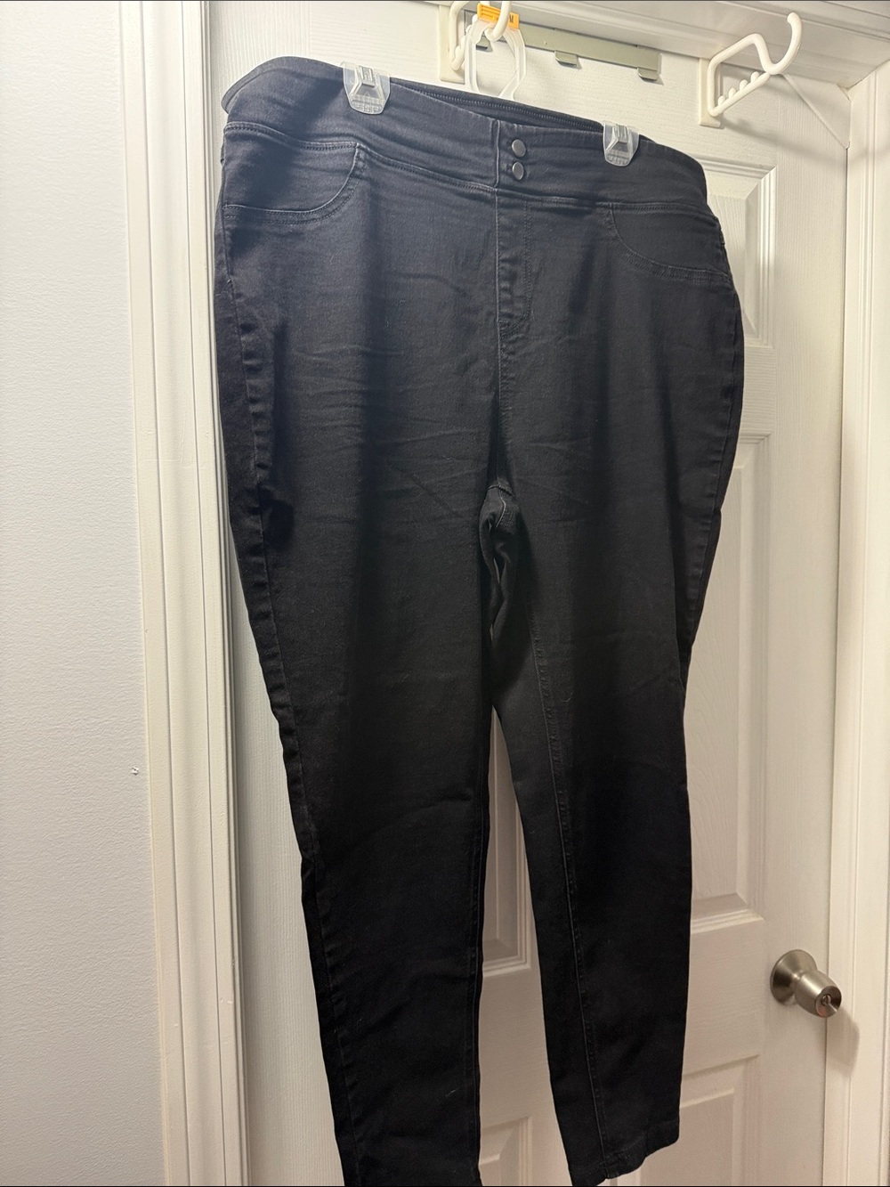 Terra & Sky Black Skinny Stretch Jeans